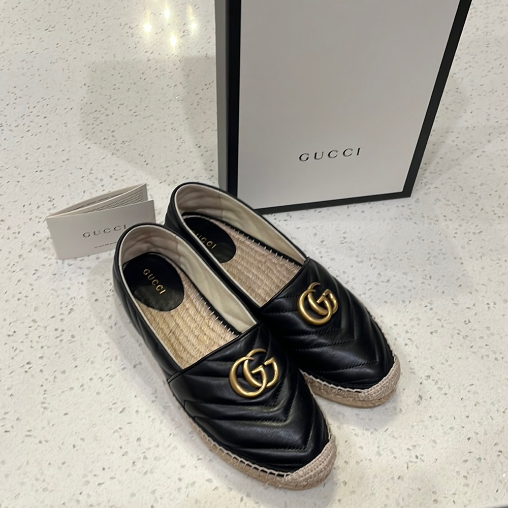 Gucci Black Espadrilles